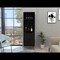 Tuhome Manhattan L Bar Cabinet, Eight Built-in Wine Rack, Two Cabinets With Single Door, Black BLW6474 - alternate 8